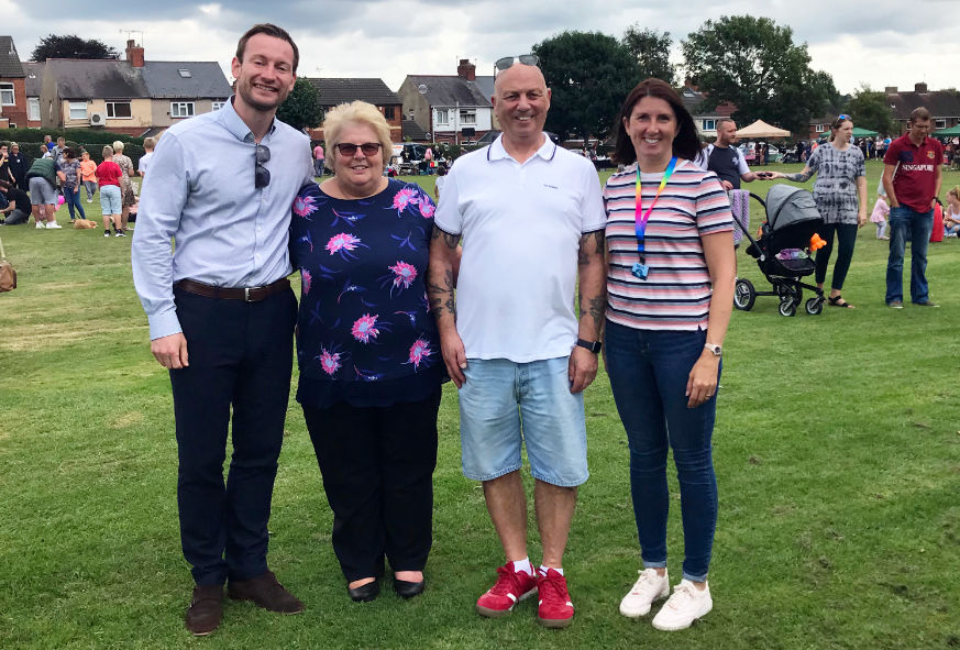 McArthur Glen Manger David Jackson at SN Fun Day | SNPC