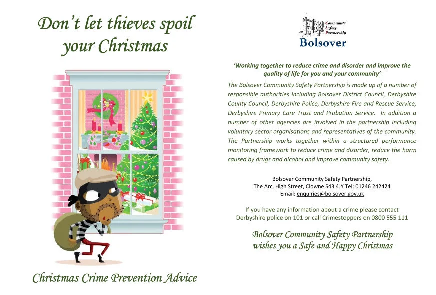 Don't Let Thieved Spoil Your Christmas Bolsover Community Safety Partnership | SNPC