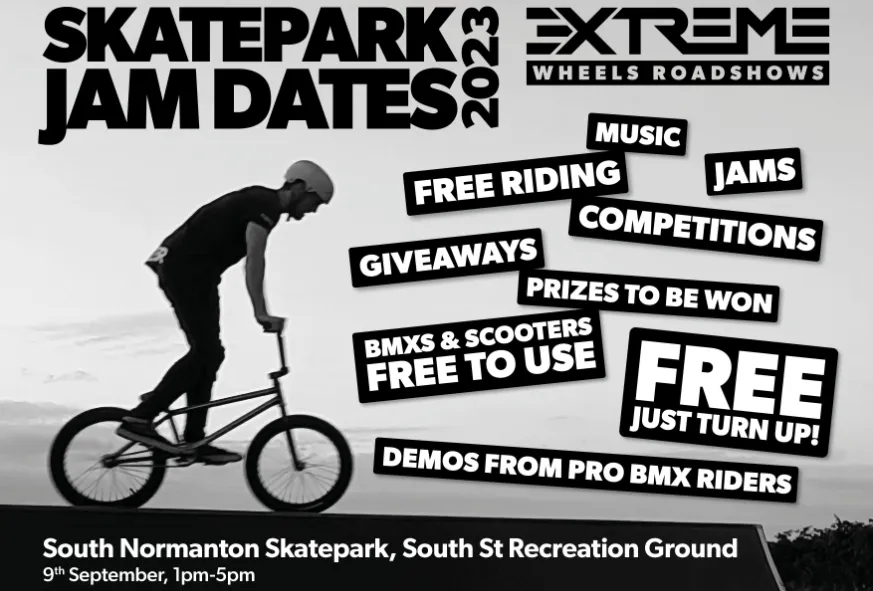Skate park Jam South Normanton - Extreme Wheels 2023 | SNPC