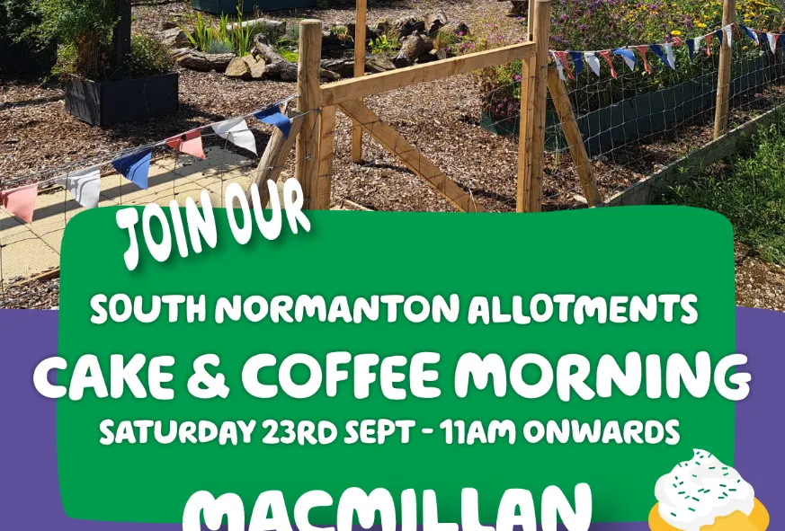 Macmillan Coffee Morning South Normanton Allotments | SNPC