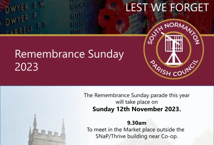 South Normanton Remembrance Day 2023 | SNPC