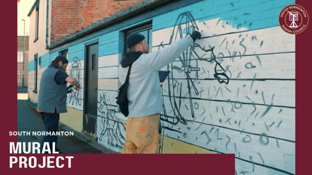 South Normanton Mural Bolsover TV | SNPC