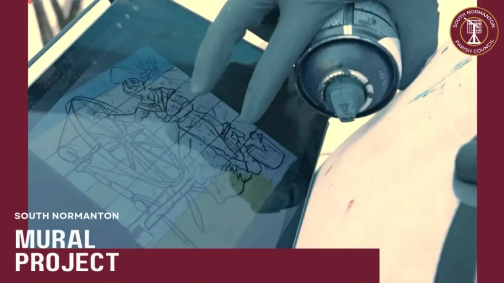 South Normanton Mural Bolsover TV | SNPC