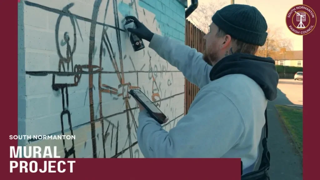 South Normanton Mural Bolsover TV | SNPC