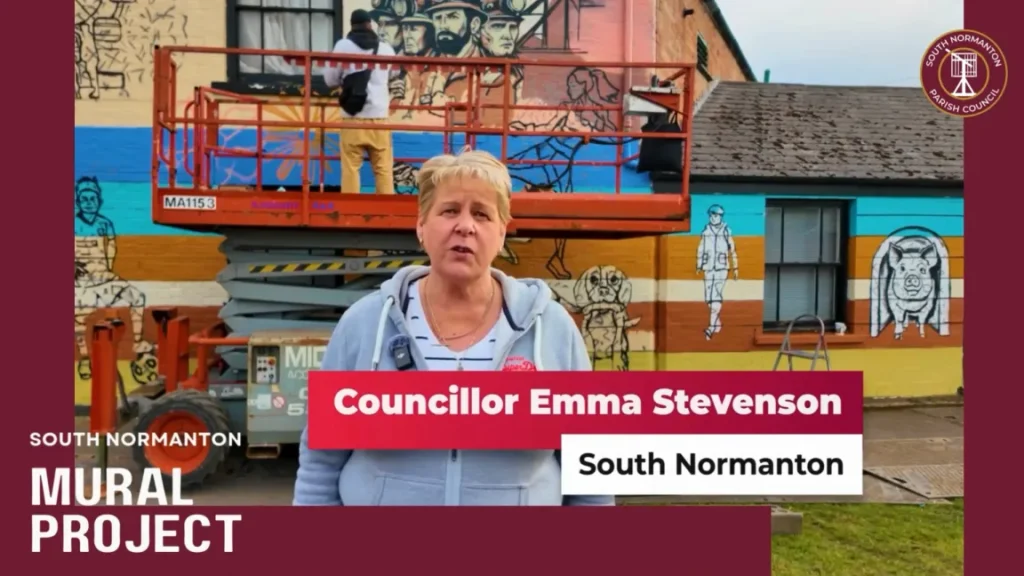 South Normanton Mural Bolsover TV | SNPC