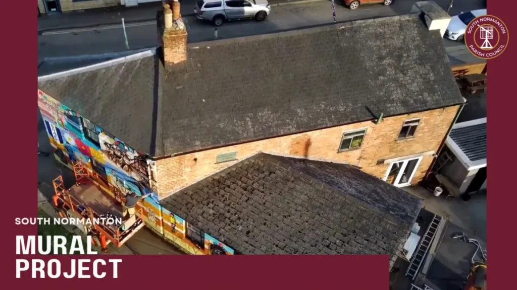 South Normanton Mural Bolsover TV | SNPC