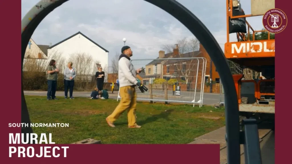 South Normanton Mural Bolsover TV | SNPC