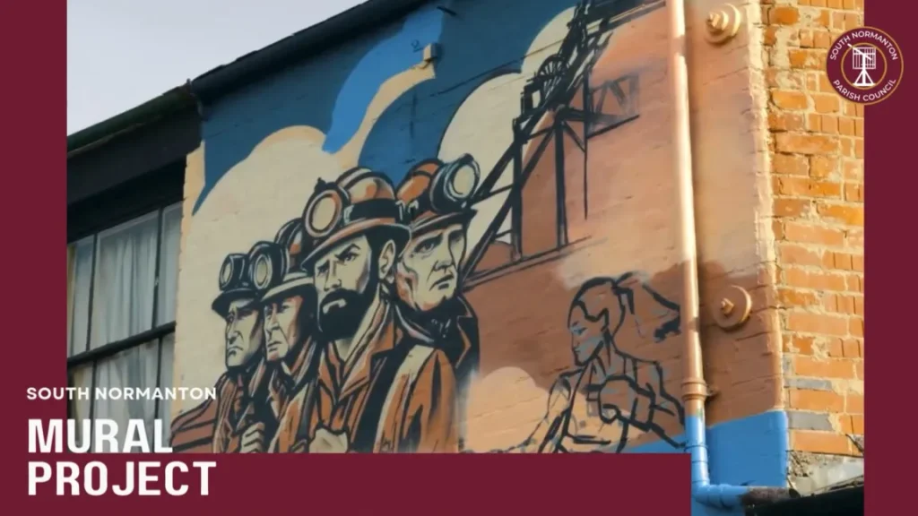 South Normanton Mural Bolsover TV | SNPC