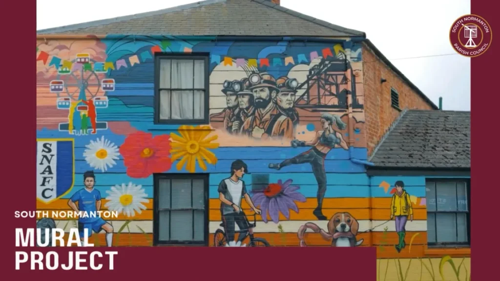 South Normanton Mural Bolsover TV | SNPC