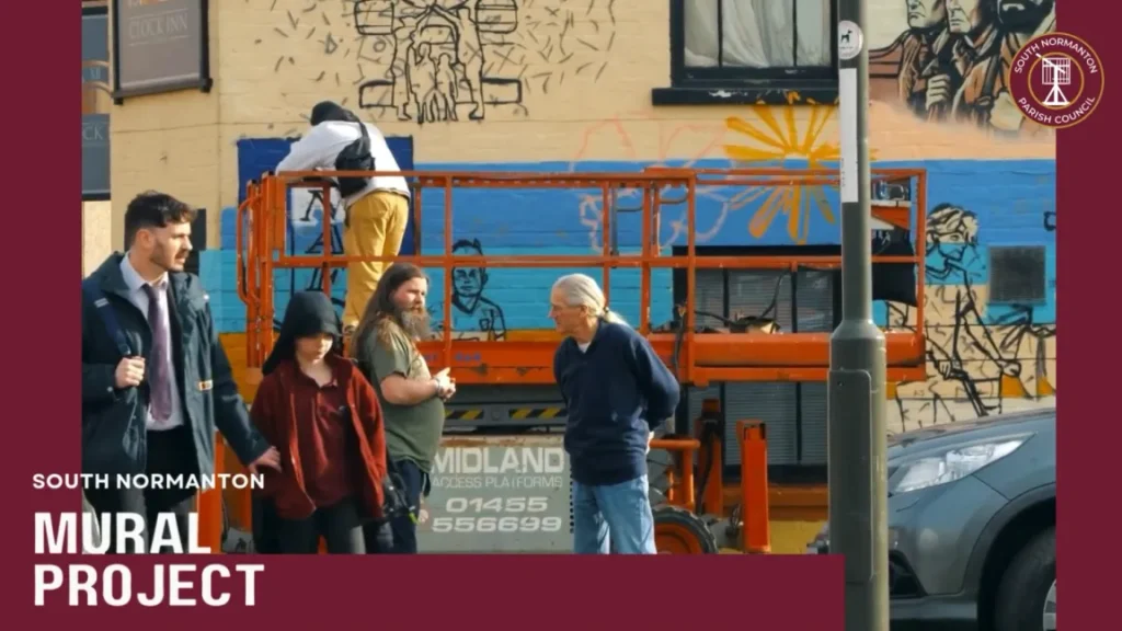 South Normanton Mural Bolsover TV | SNPC