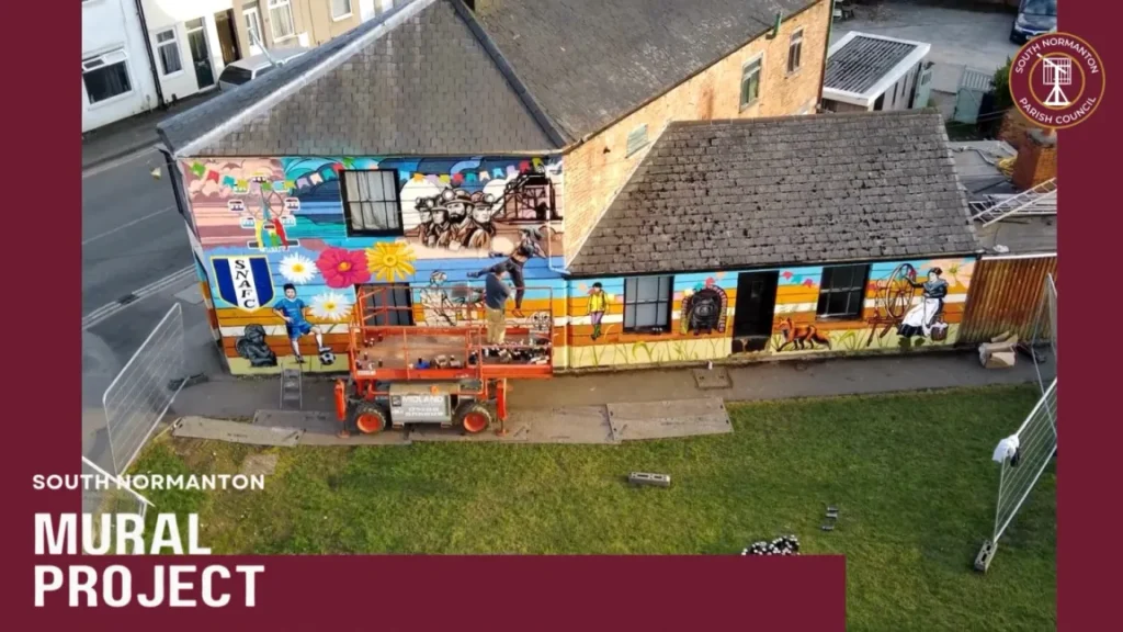 South Normanton Mural Bolsover TV | SNPC
