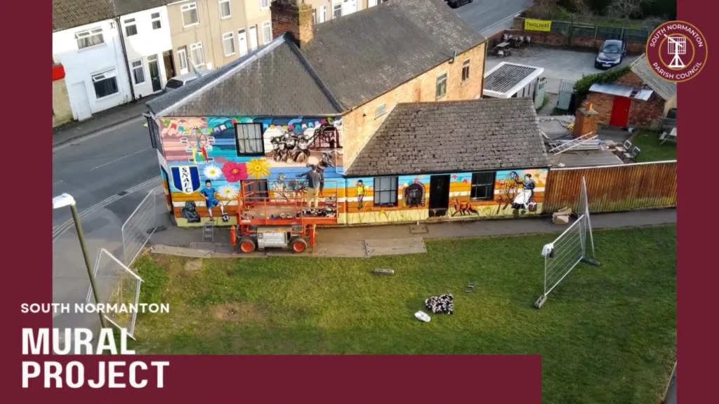 South Normanton Mural Bolsover TV | SNPC