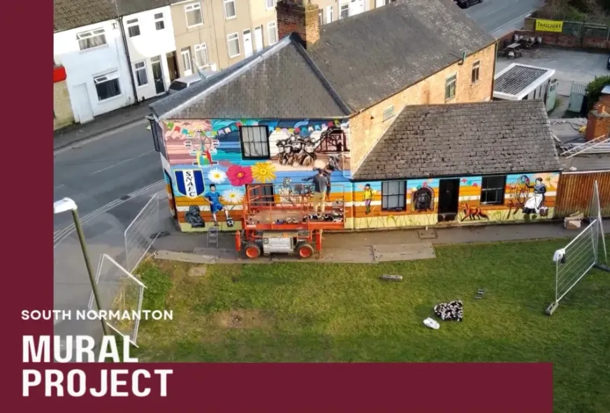 South Normanton Mural Project on Bolsover TV | SNPC